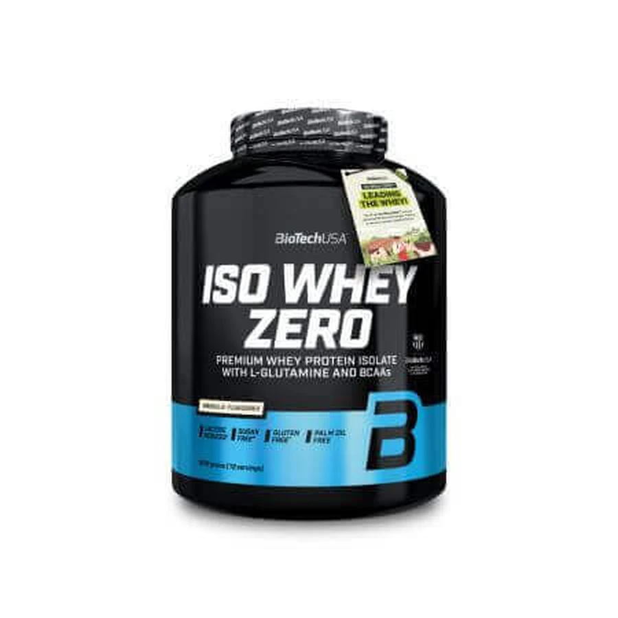 Протеиновый порошок Iso Whey Zero, ваниль, 1816 г, BioTechUSA: цены и характеристики