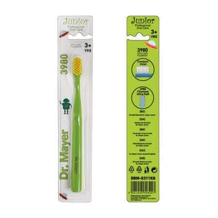 Детская зубная щетка Ultrasoft 3980, зеленая, 1 шт, Dr. Mayer