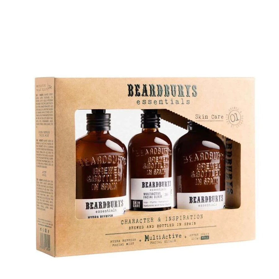 Набор для ухода за лицом спрей + эликсир + после бритья, Beardburys Essentials: цены и характеристики