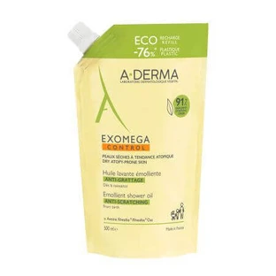Заправка смягчающая для душа для атопичной сухой кожи Exomega Control, 500 мл, A-Derma
