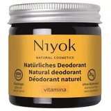 Дезодорант-крем Niyok Vitamin, натуральный, 40 мл