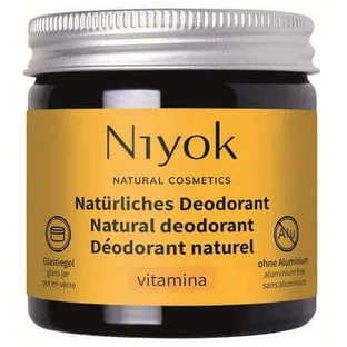 Дезодорант-крем Niyok Vitamin, натуральний, 40 мл