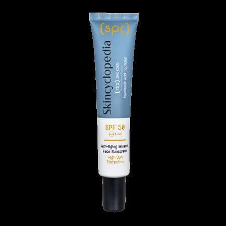 Минеральный солнцезащитный крем для лица SPF 50, 50 мл, Skincyclopedia: цены и характеристики