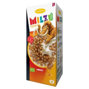 Житні та вівсяні пластівці з медом, органічні, 150г, Milzu Originals