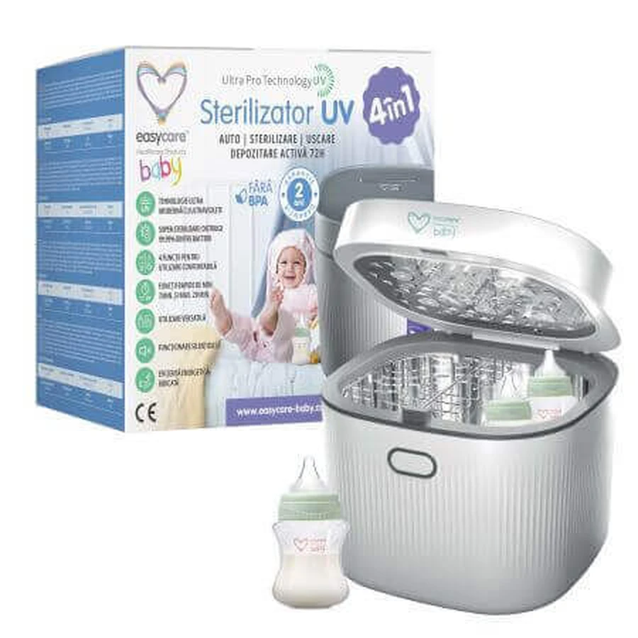 Ультрафиолетовый стерилизатор 4 в 1 с сушкой, EasyCare Baby: цены и характеристики