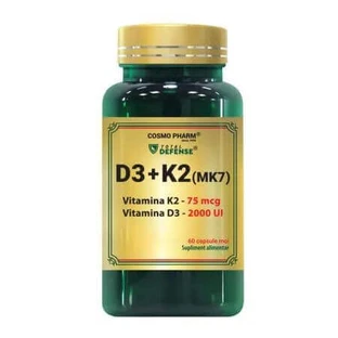 D3+K2, 60 мягких таблеток, Cosmo Pharm