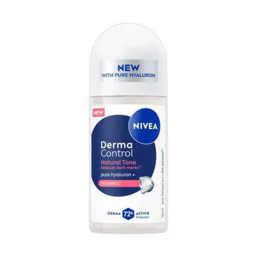 Дезодорант-рулон для жінок Derma Control Natural Tone, 50 мл, Nivea: ціни та характеристики