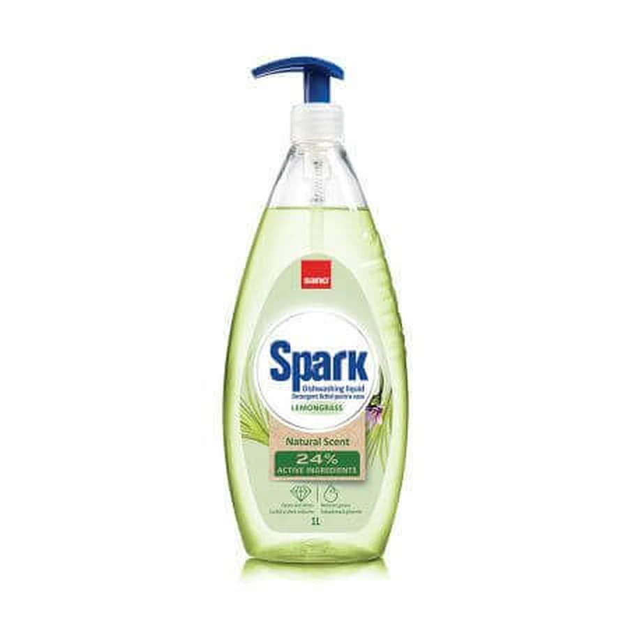 Засіб для миття ваз Sano Spark, лимонник, 1 л, Sano: ціни та характеристики