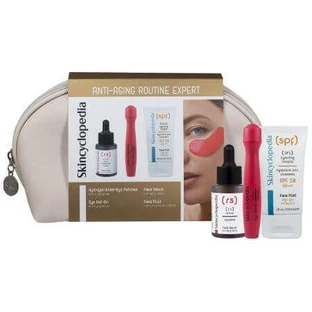 Набір для догляду проти зморшок, Anti-aging Routine Expert, 4 засоби, Skincyclopedia