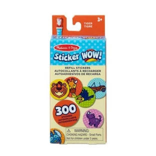 WOW! наклейки-стікери, Tigrisor, 3 роки+, 300 штук, Melissa & Doug