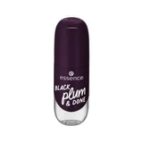 Лак для ногтей гелевый, 84 Black Plum & Done, 8 мл, Essence