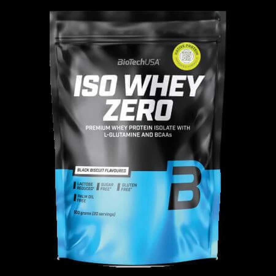 Premium Whey Protein Isolate Iso Whey Zero, Black Biscuit, 454 г, BioTechUSA: цены и характеристики