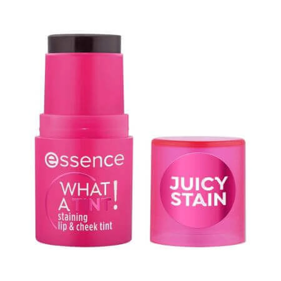 Тінт для губ і щік What a Tint, 10 Raspberry Vibes, 5 г, Essence: ціни та характеристики