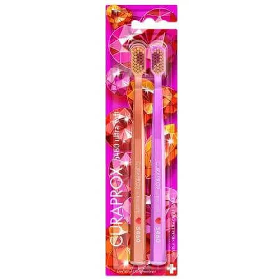 Зубная щетка 5460 Ultra Soft, 2 штуки, Curaprox: цены и характеристики