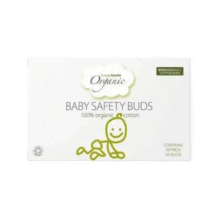 Органічні бавовняні дитячі нагрудники з застібкою, 60 штук, Simply Gentle Organic