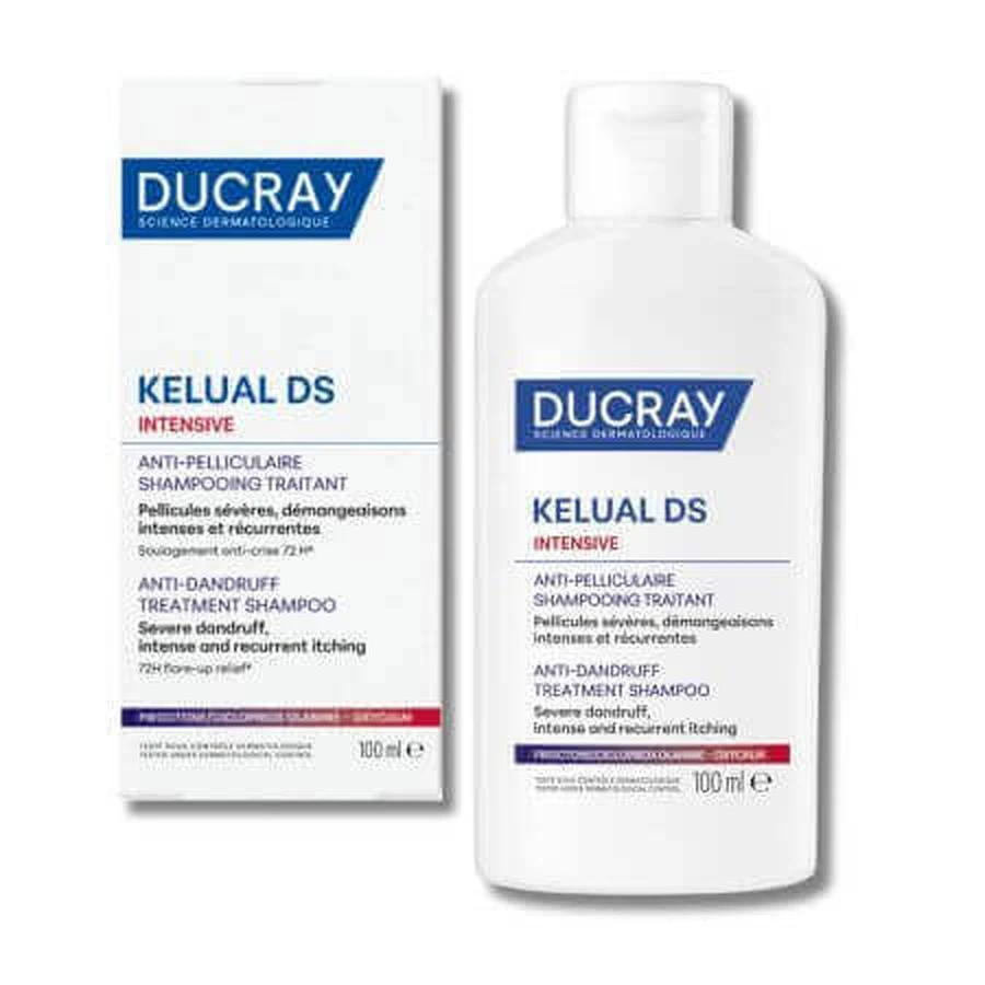 Шампунь против перхоти Kelual DS Intensive, 100 мл, Ducray: цены и характеристики