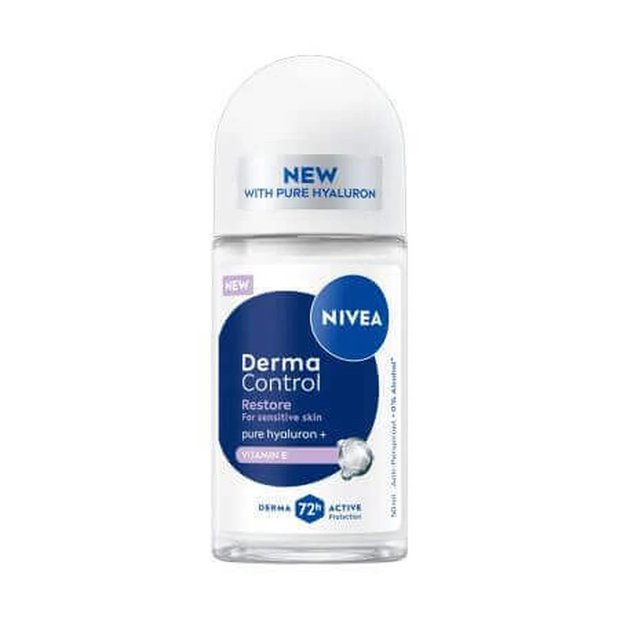 Роликовый дезодорант для женщин Derma Control Restore, 50 мл, Nivea: цены и характеристики
