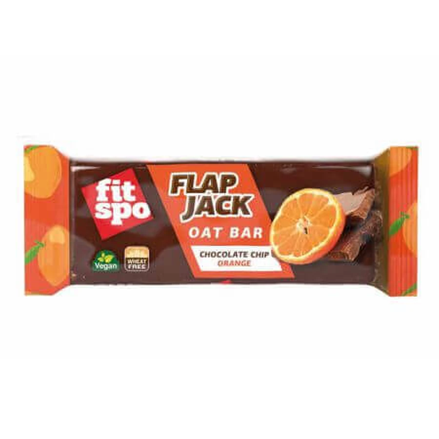 Оладки вівсяні Flapjack, шоколадно-апельсинові, 90 г, FitSpo: ціни та характеристики