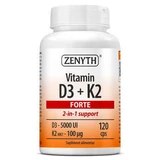 Витамин D3+D2 Forte, 120 капсул, Zenyth