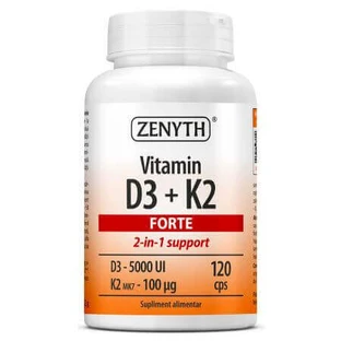 Вітамін D3+D2 Форте, 120 капсул, Zenyth
