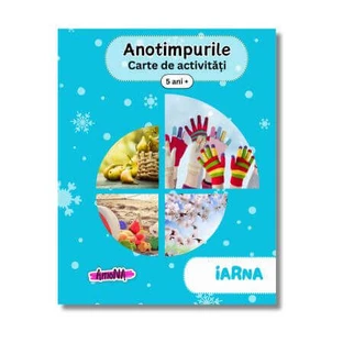 Книга для занятий с детьми Времена года, Зима, 5 лет+, Амона