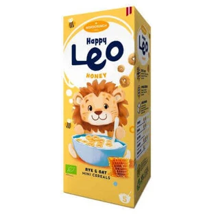Органические ржано-овсяные хлопья с медом, 150 г, Happy Leo