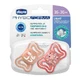 Пустушка PhysioForma Light Glow, рожева, 16-36 місяців, 2 штуки, Chicco