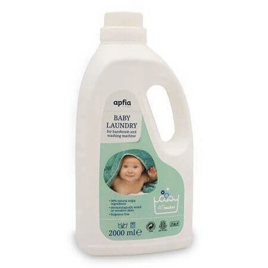 Жидкое средство для стирки Natural Sensitive, 40 стирок, 2 литра, Apfia Care: цены и характеристики