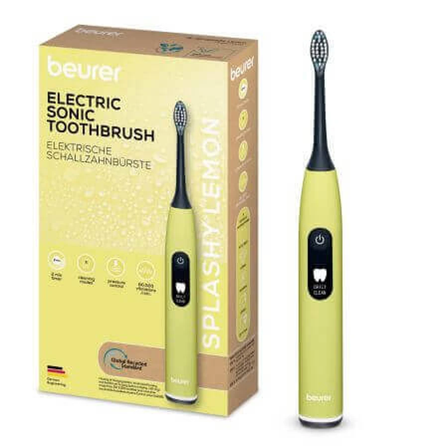 Електрична зубна щітка зі звуком, Splashy Lemon, SC 50, Beurer: ціни та характеристики