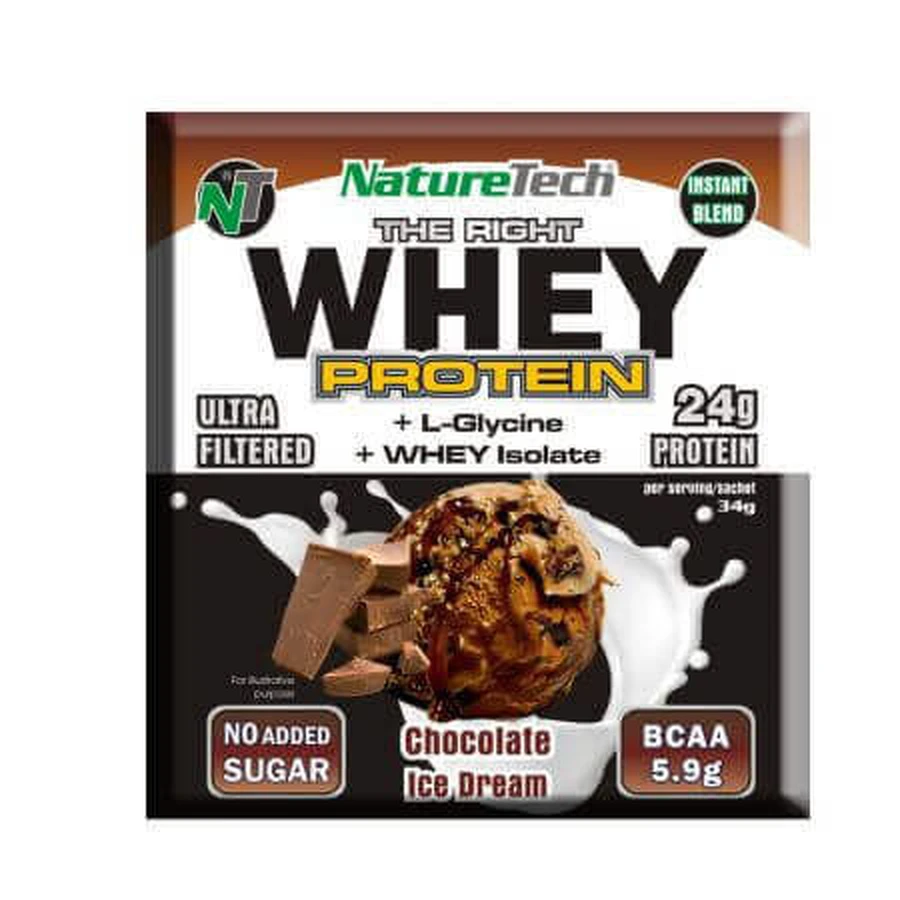 Протеїновий порошок 24г Mix Instant, шоколадний, 34 г, Nature Tech: ціни та характеристики