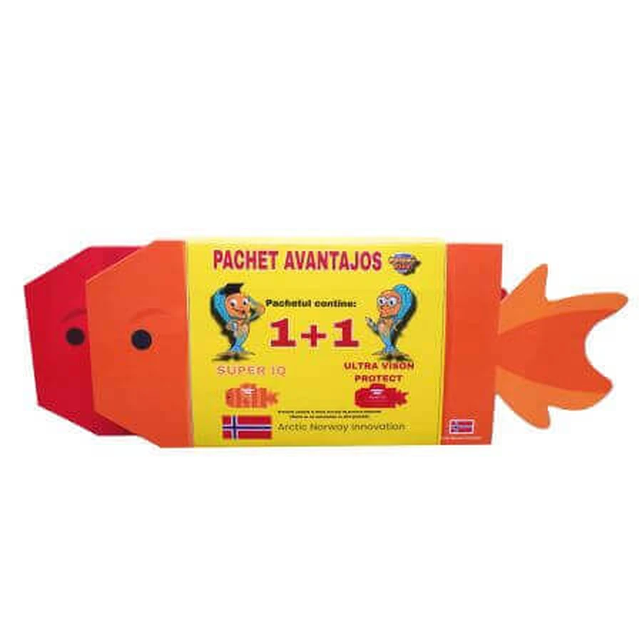 Super IQ + Ultra Vison Protect pack, 30 + 30 желе, PowerFish: ціни та характеристики