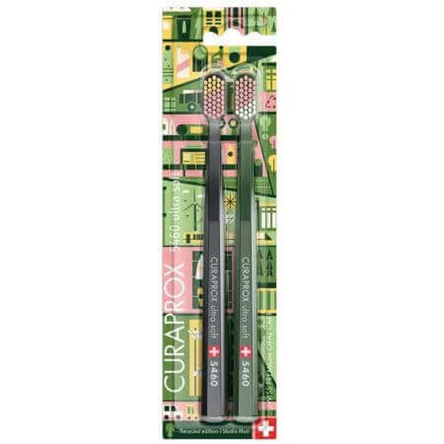 CS 5460 Ультрамягкая зубная щетка, 2 штуки, Curaprox: цены и характеристики