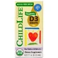 Органические капли с витамином D3 Childlife Essentials, 400 МЕ, 6,25 мл, Secom