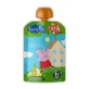 Органічне фруктове пюре з бананом, Peppa Pig, від 6 місяців, 90 г, Fruitfunk