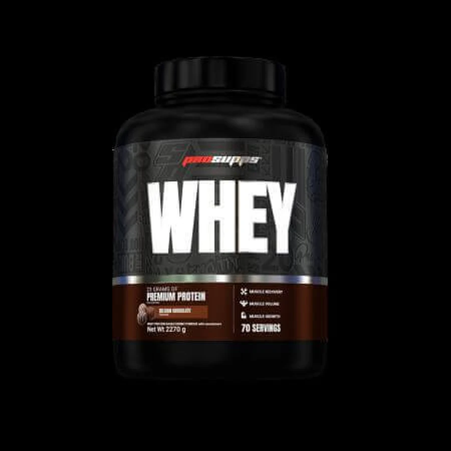 Протеїн молочний сироватковий, Бельгійський шоколад, 2270 г, Prosupps: ціни та характеристики