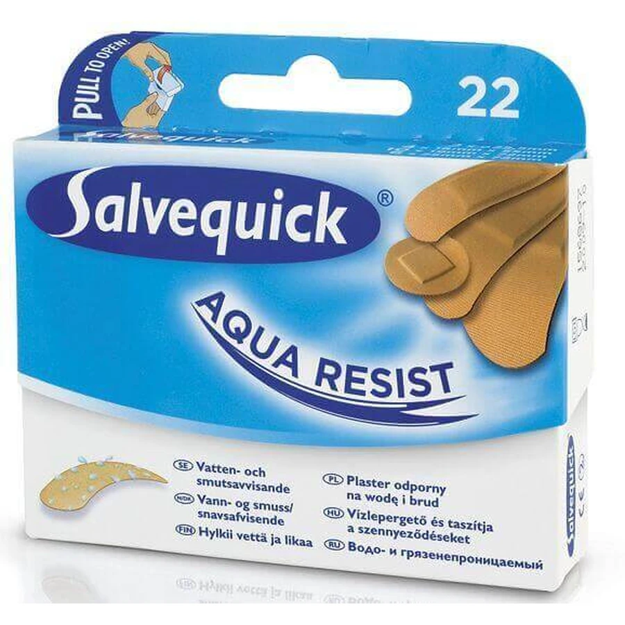 Пластир Salvequick Aqua Resist 22 шт.: ціни та характеристики