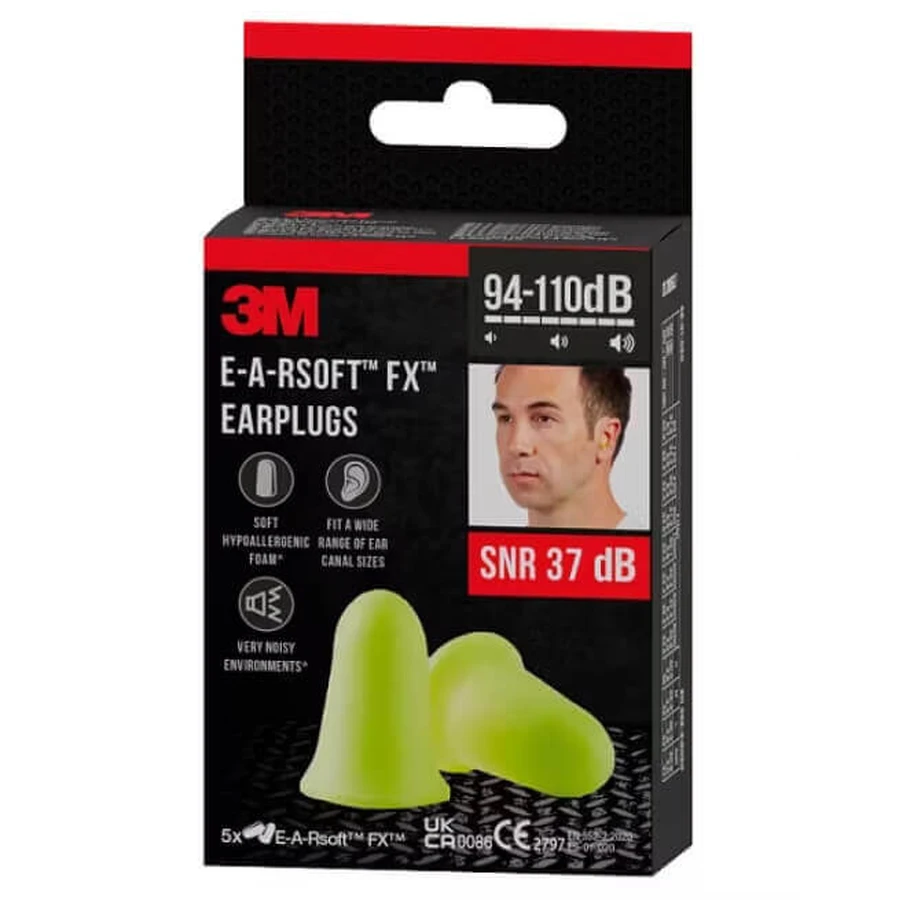 3M Беруші E-A-RSOFT FX пробки, 10 штук: ціни та характеристики