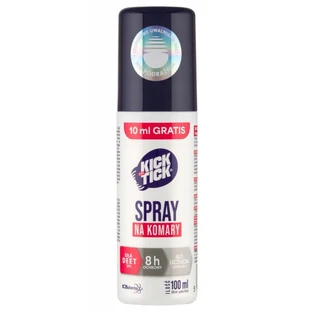 Спрей від комарів Kick The Tick Repellent 20% DEET, 100 мл