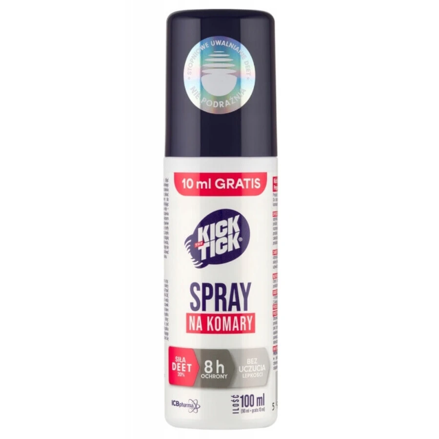 Спрей від комарів Kick The Tick Repellent 20% DEET, 100 мл: ціни та характеристики
