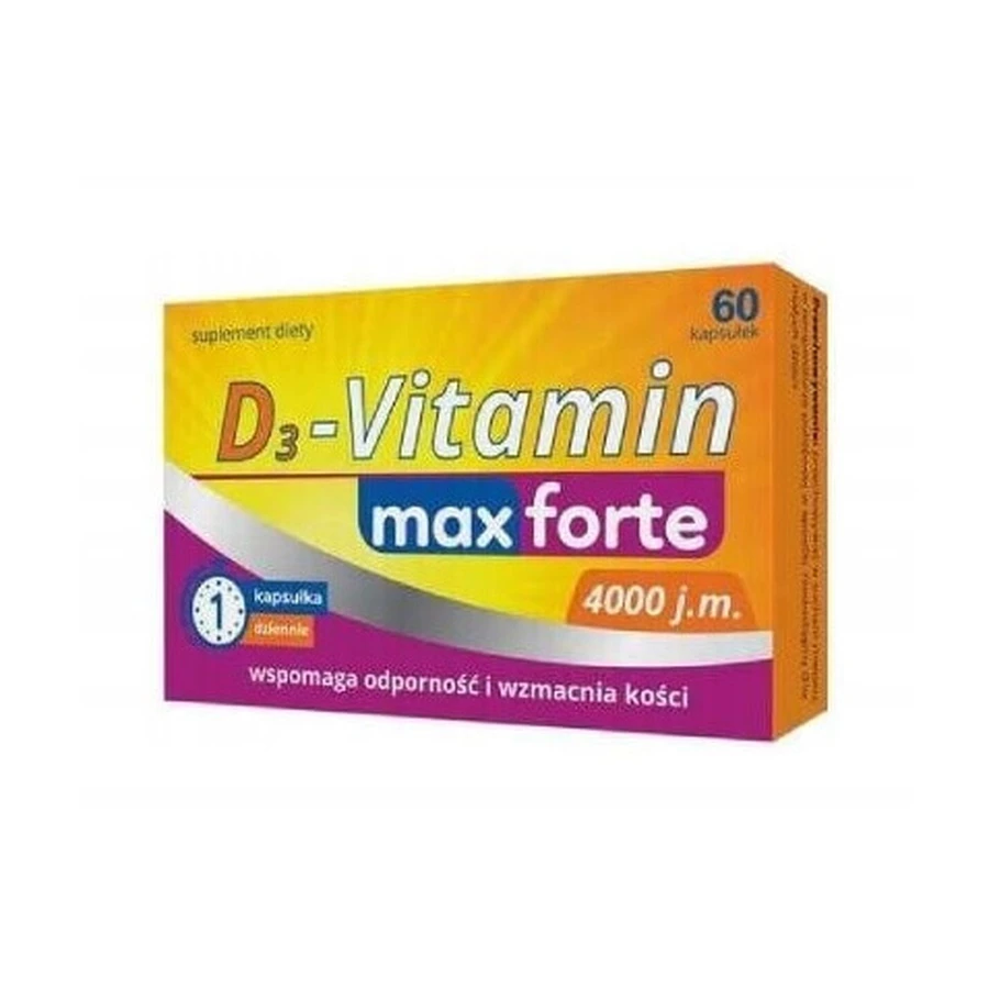 D3-Вітамін Максфорте, 60 капсул: ціни та характеристики