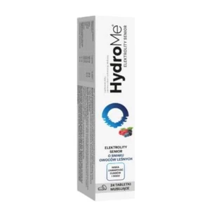 HydroMe Electrolytes Senior, со вкусом лесных фруктов, 24 шипучие таблетки