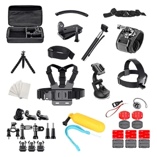 Набор из 50 аксессуаров в 1 для спортивных камер GoPro SJCAM