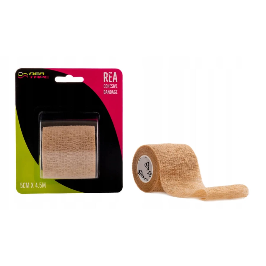 Rea Tape Cohesive эластичный клейкий бинт 5 см x 4,5 м бежевый: цены и характеристики
