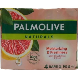 Palmolive, Увлажняющее и свежее брусковое мыло, 4 x 90 г
