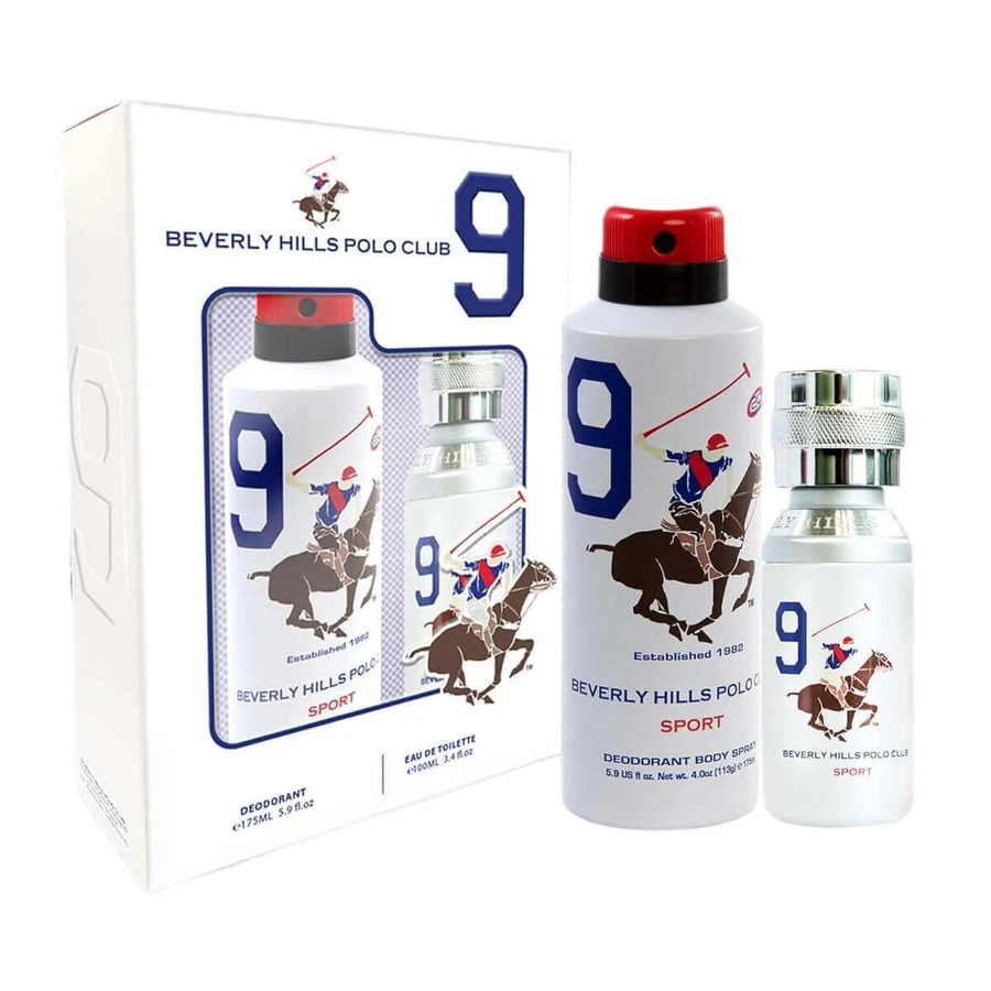 Beverly Hills Polo Club Men Sport Nine Туалетна вода, 100 мл + Дезодорант, 175 мл: ціни та характеристики