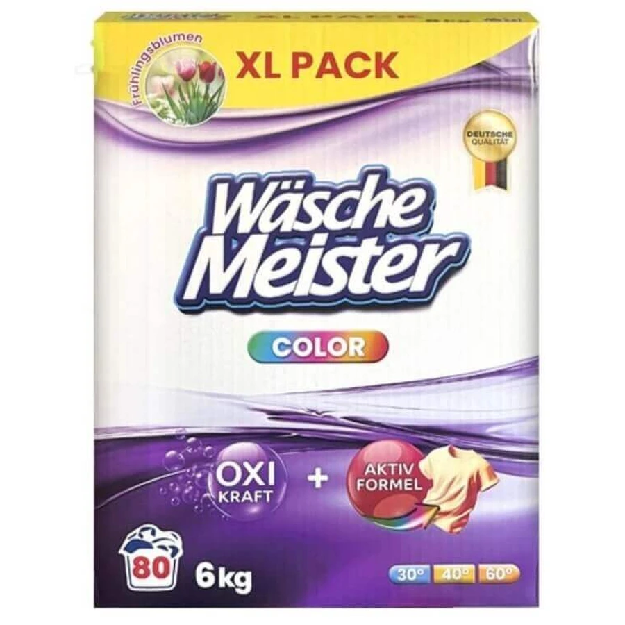 WascheMeister Порошок для стирки цветных тканей, 6 кг: цены и характеристики