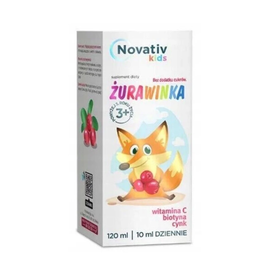 Novativ Kids Журавлина, 120 мл: ціни та характеристики