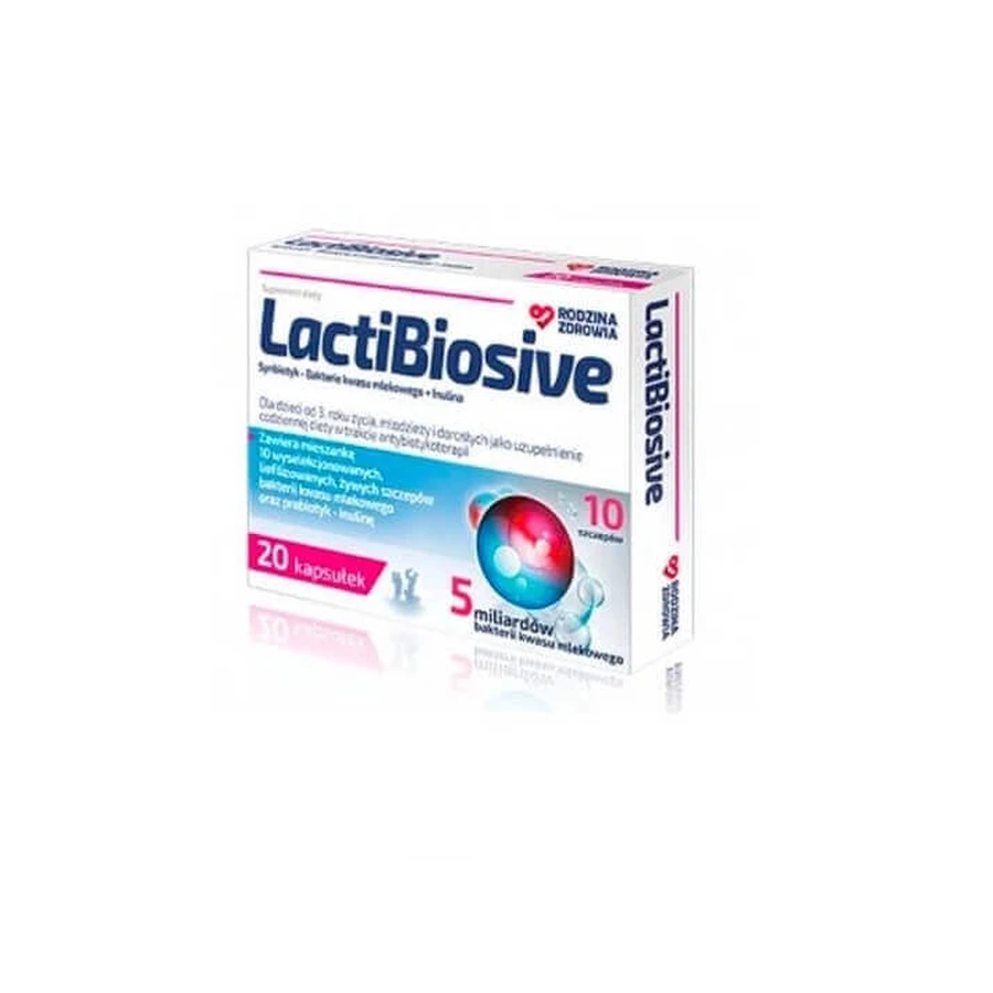 Family Health, LactiBiosive, 20 капсул: цены и характеристики