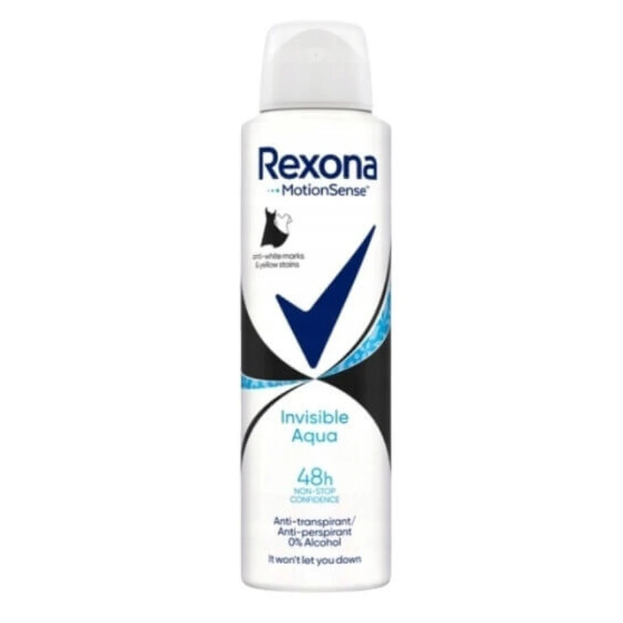 Rexona, Антиперспирант Invisible Aqua, 150 мл: цены и характеристики