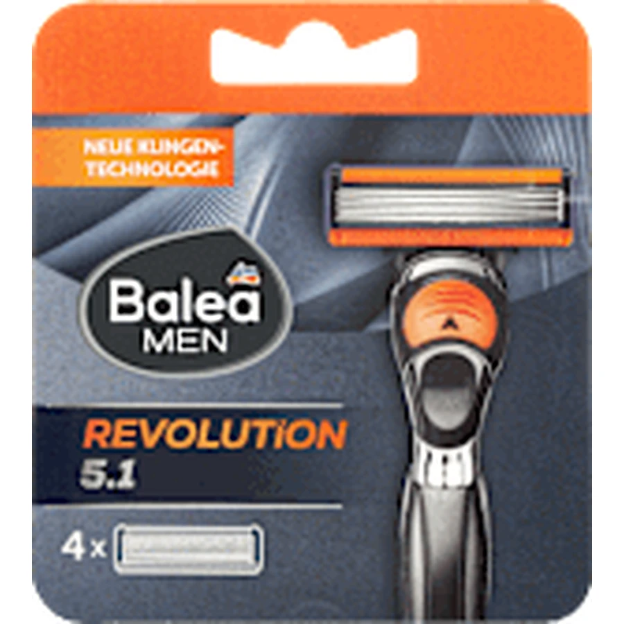 Леза для гоління Balea MEN, Revolution 5.1, 4 шт.: ціни та характеристики